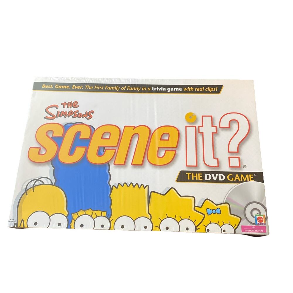 The Simpsons Scene It? DVD Game - Factory Sealed - Mattel